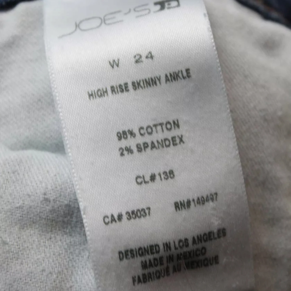 JOES JEANS HIGH WAIST DISTRESSED SKINNY JEAns 24 - Picture 5 of 7